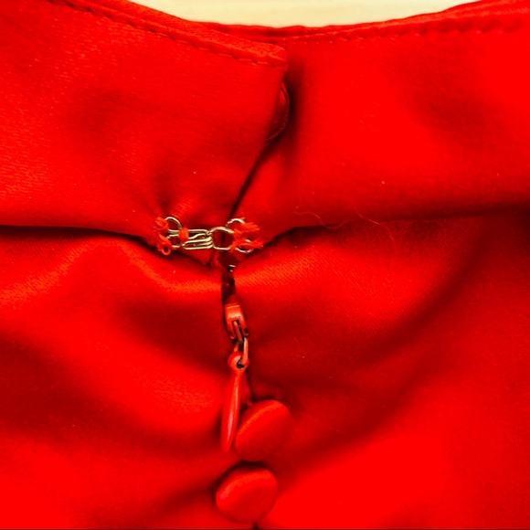 VERA WANG A-LINE RED DRESS SIZE 8 - Picture 5 of 8